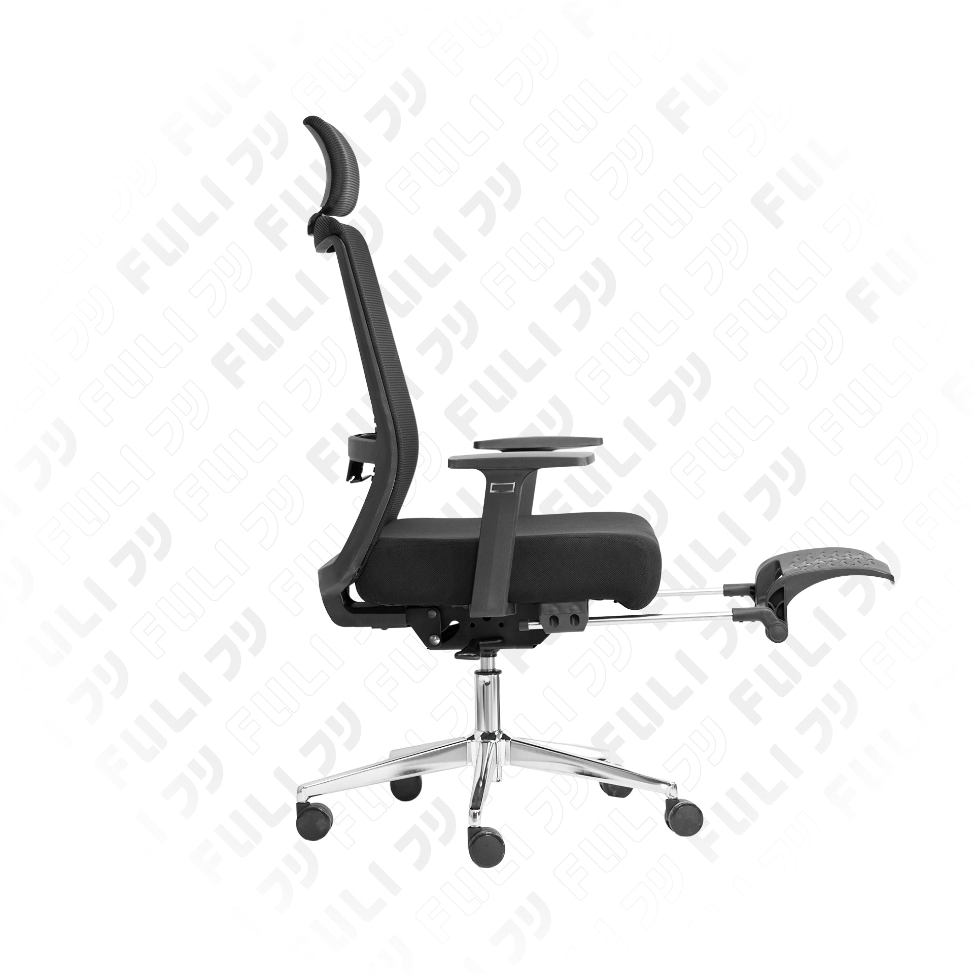 เก้าอี้เพื่อสุขภาพ ErgoMesh Chair รุ่น X9 - สีดำ | FULI X9 Memory Foam ErgoMesh Office Chair - Black
