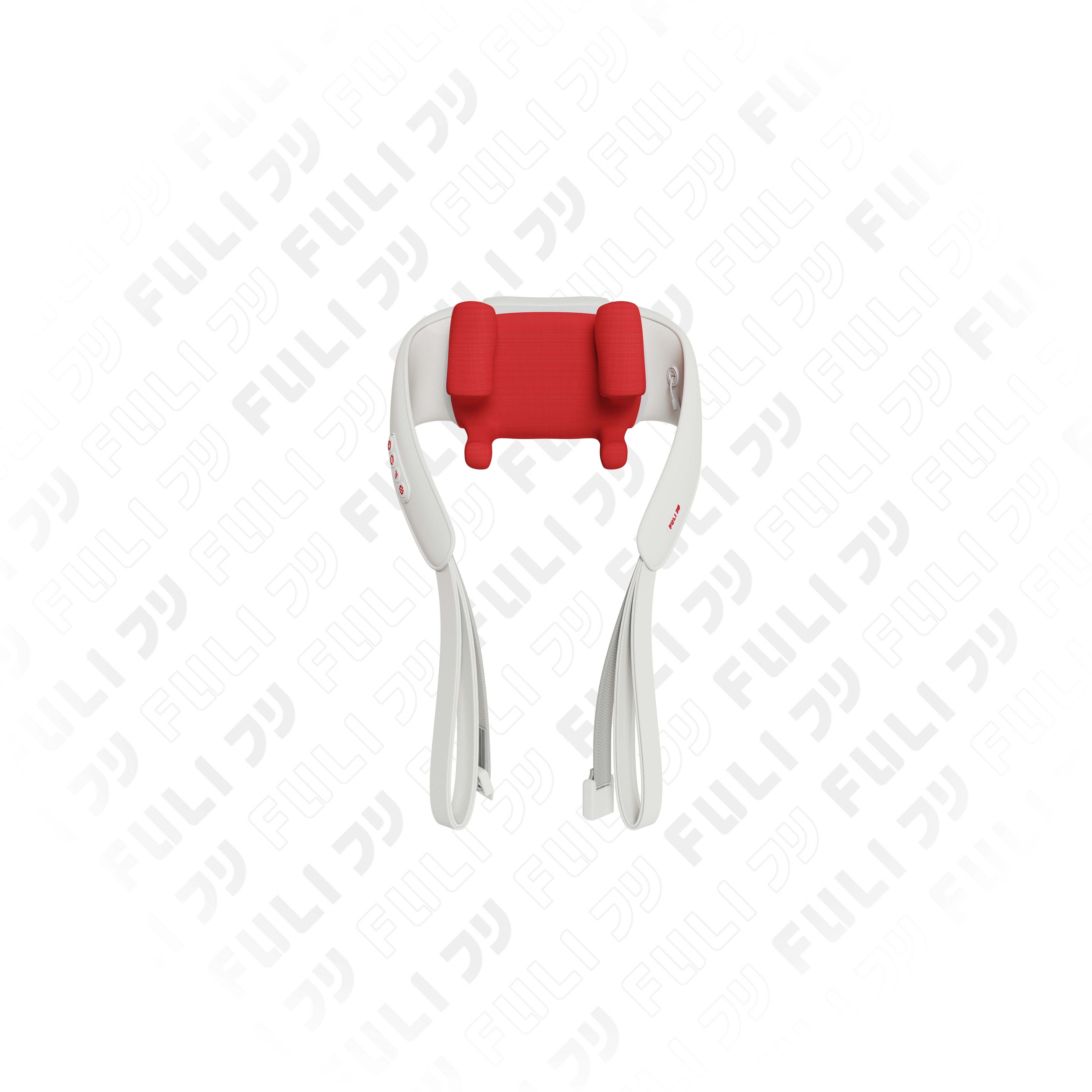 เครื่องนวดคอ บ่า ไหล่ ไฟฟ้า | Neck and Shoulder Massager (สีแดง)
