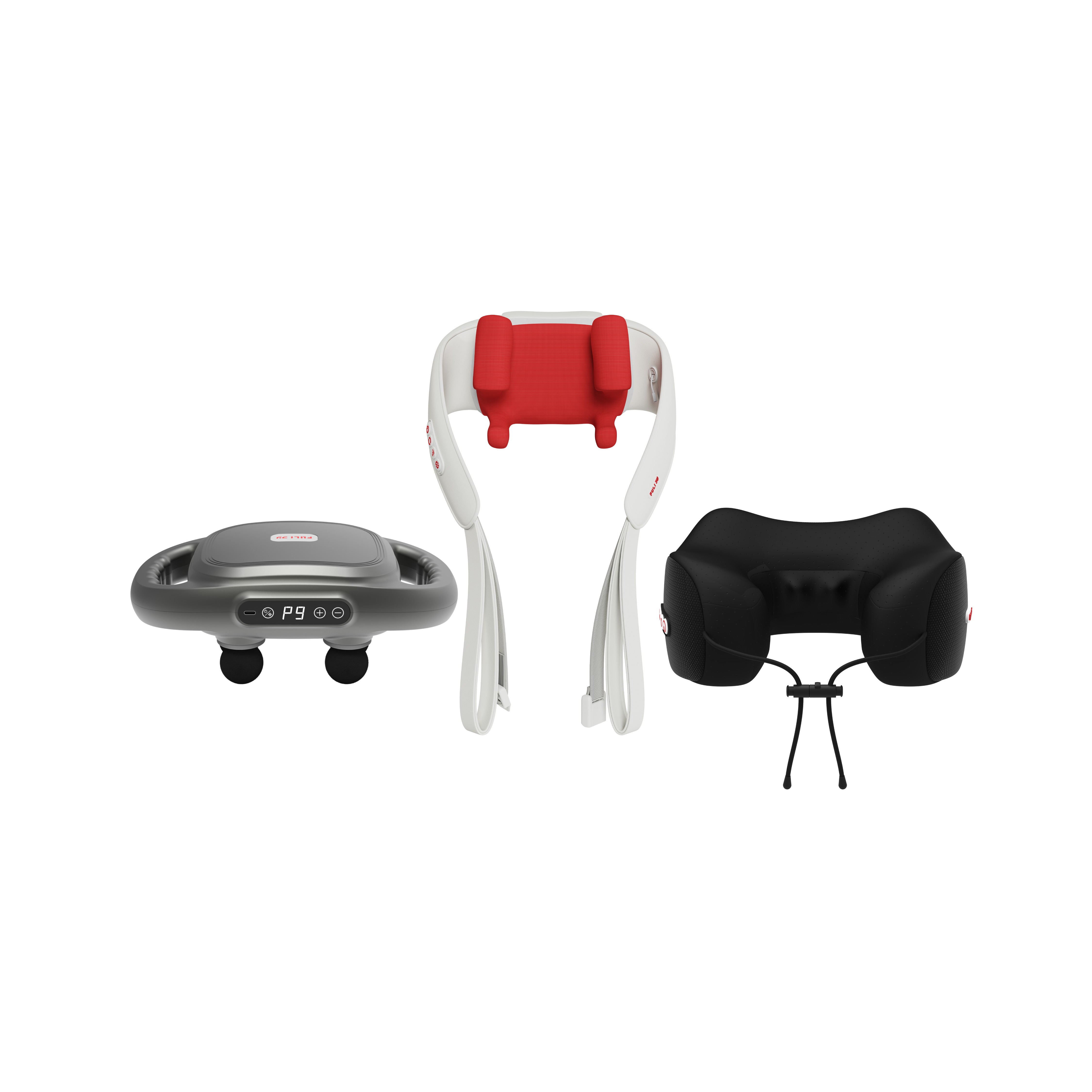 เซตออฟฟิศซินโดรม | FULI MaxRelief Muscle Massager + FULI Cool Tech Massage Neck Pillow + FULI Neck and Shoulder Massager