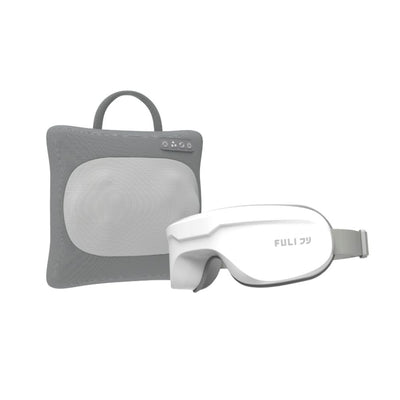 เซตนวดหลังนวดตาแบบพกพา FULI Multifunction Electric Massage Pillow + Smart Eye Massager