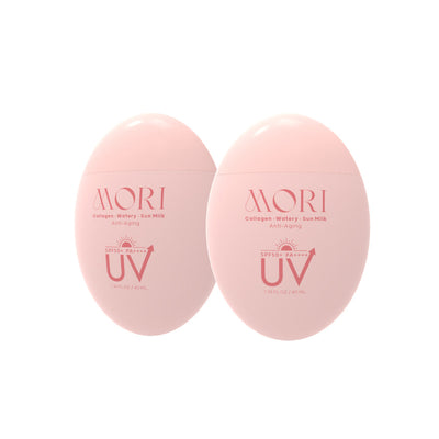 [ซื้อ 2 ชิ้นถูกกว่า] MORI Collagen Watery Sun Milk SPF 50+ PA++++ | โมริ คอลลาเจน วอเตอร์รี่ ซัน มิลค์ SPF 50+ PA++++ | モリ コラーゲンウォータリーサンミルク SPF 50+ PA++++