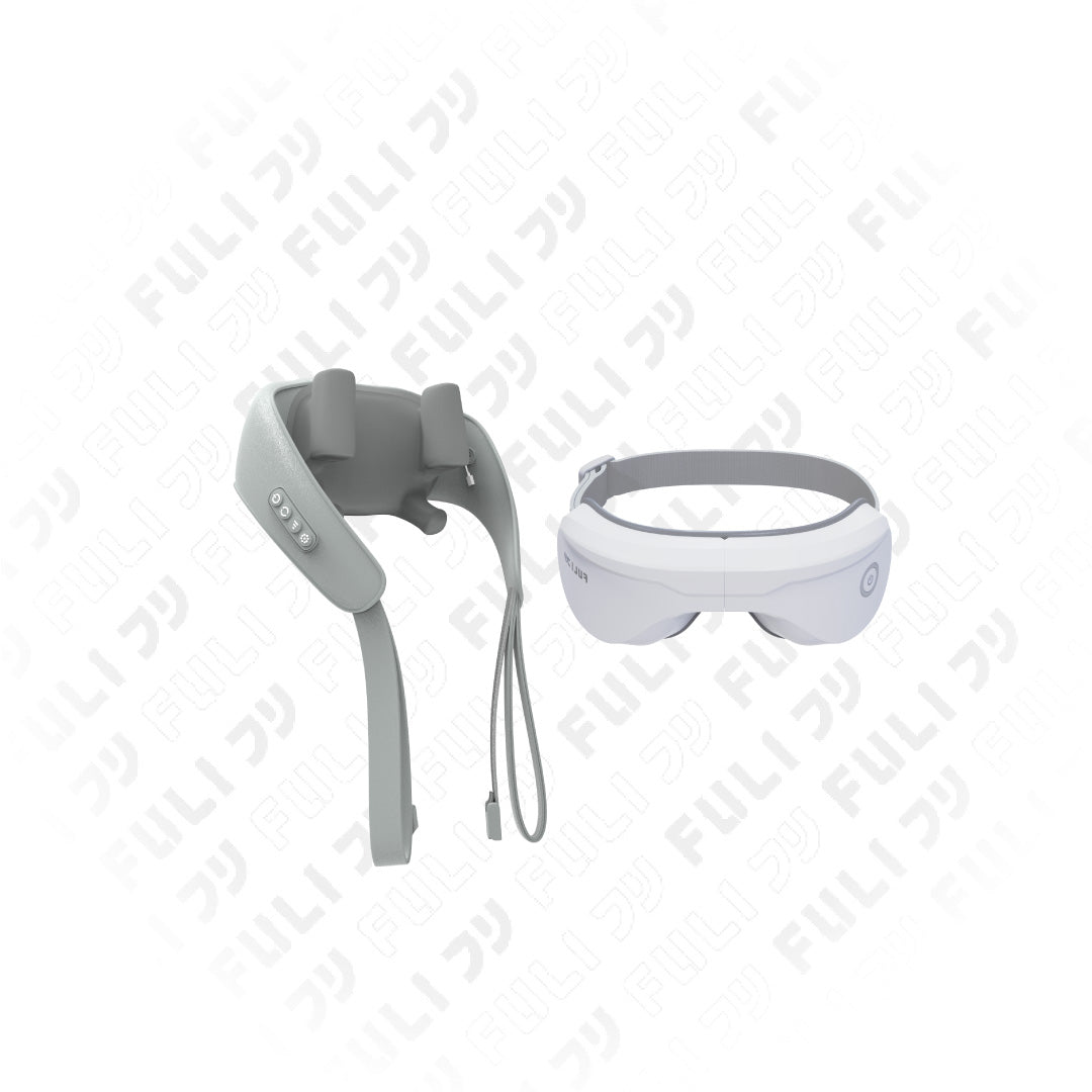 เซตนวดคอบ่าไหล่ฟินสบายตา | FULI Neck and Shoulder Massager + FULI Smart Eye Massager