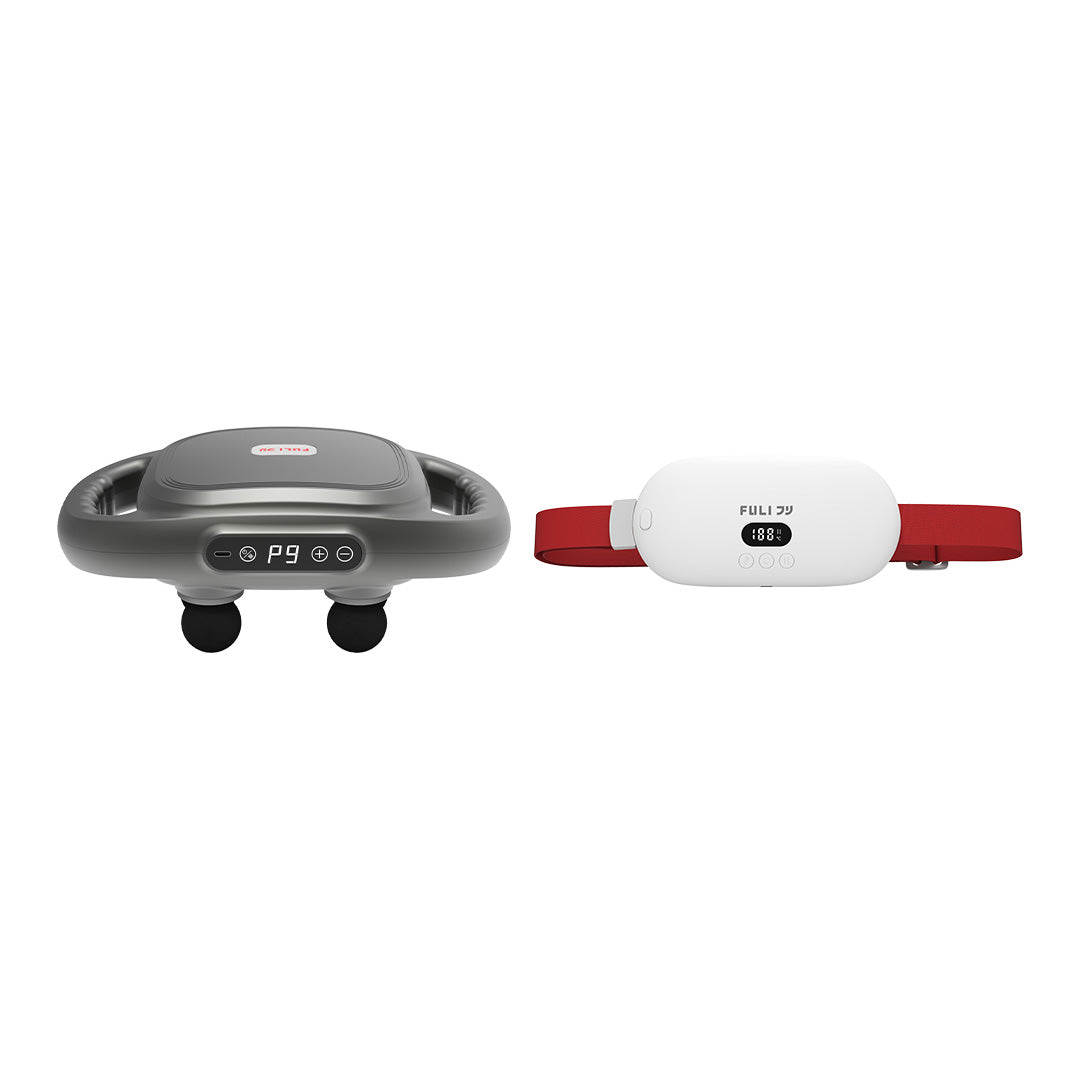 [PRE] เซตประคบอุ่นสบายตัว | FULI MaxRelief Muscle Massager + FULI Intelligent Heating Wireless Massager