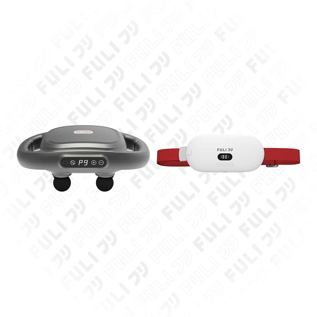 [PRE] เซตประคบอุ่นสบายตัว | FULI MaxRelief Muscle Massager + FULI Intelligent Heating Wireless Massager