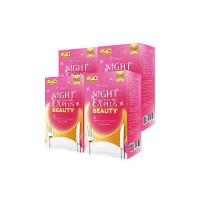 [ซื้อ 2 แถม 2] Tokoyo Night Ex Plus [Beauty] | 30 แคปซูล*4 - รวม 120 แคปซูล | แถมฟรี วีต้าไลฟ์ แอสตาแซนธิน พลัส 8 แคปซูล
