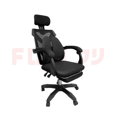 เซตคู่เพื่อสุขภาพ FULI X8 ErgoChair Pro Series - Black ดำ